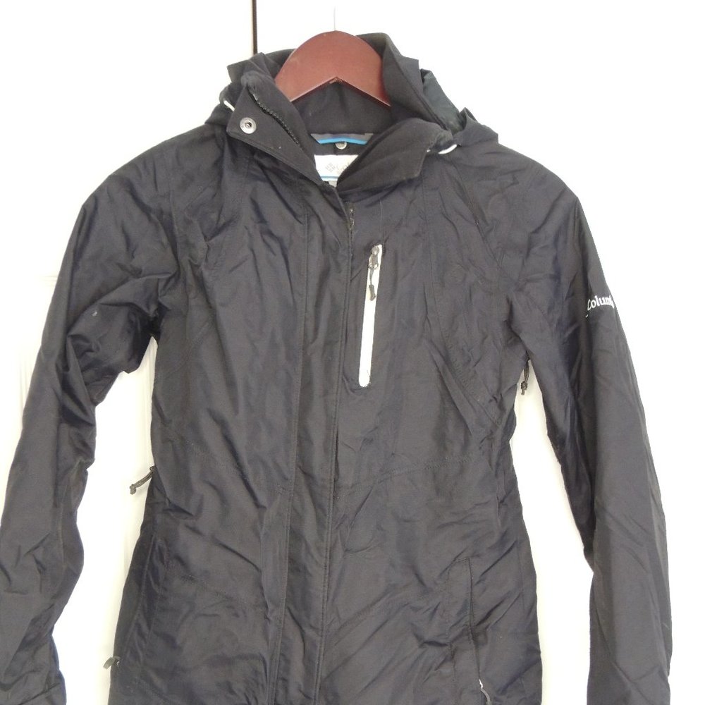 Columbia Women’s Jacket Omni Heat Winter Ski Coat Jacket XS Black Powder Skirt